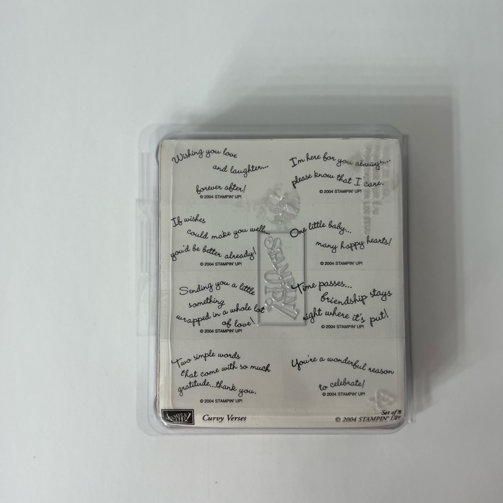 WISHING YOU LOVE AND LAUGHTER...  FOREVER AFTER Rubber Stamp by STAMPIN UP